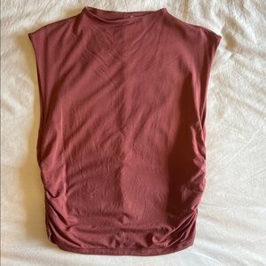 Abercrombie & Fitch Burgundy Muscle Tee